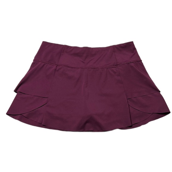 Athleta Momentum Tennis Running Athletic Skirt Skort Size S Color: Plum Purple - Picture 3 of 9